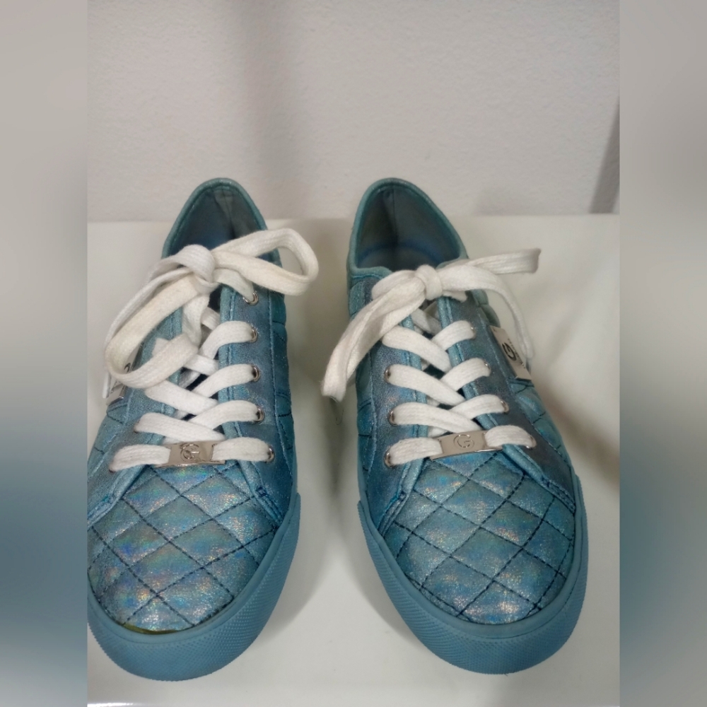 Shoes. G Los Angeles. Low-Top Sneakers. Turquoise. 8.5 M